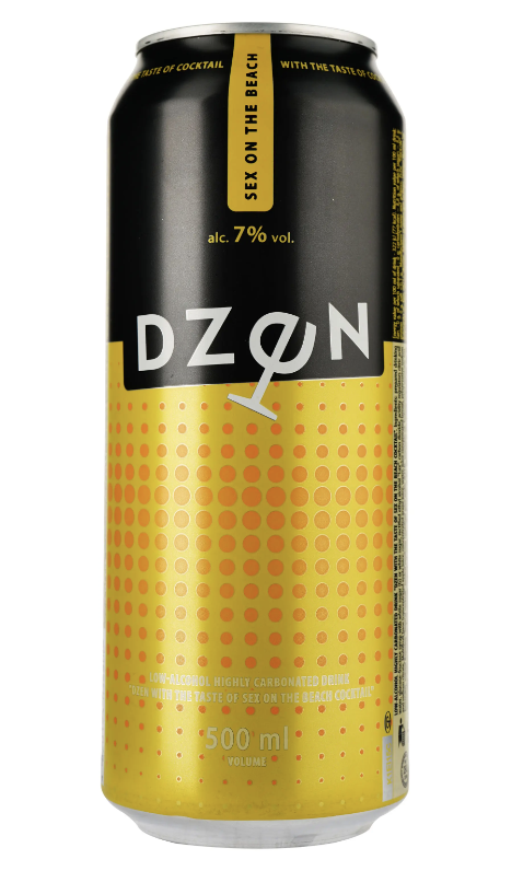 Напій Dzen Sex on the Beach с/а газ. 7% 0.5 л з/б